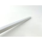 ENGITECHS - PR1001 PROFIL ALU SAILLIE BLANC 1CM + CAPOT BLANC