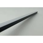 ENGITECHS - PR1001 PROFIL ALU SAILLIE NOIR 2M + CAPOT BLANC