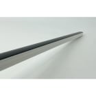 ENGITECHS - PR1001 PROFIL ALU SAILLIE BLANC 3M + DIFFUSEUR NOIR