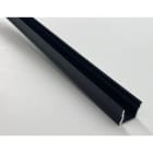 ENGITECHS - PR1001 PROFIL ALU SAILLIE NOIR 1CM