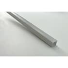 ENGITECHS - PR1001 PROFIL ALU SAILLIE BLANC 1CM + CAPOT OPAL