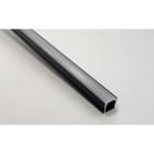 ENGITECHS - PR1001 PROFIL ALU SAILLIE NOIR 1CM + CAPOT OPAL