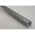 ENGITECHS - PR1001 PROFIL ALU SAILLIE GRIS 1CM + CAPOT TRANSPARENT