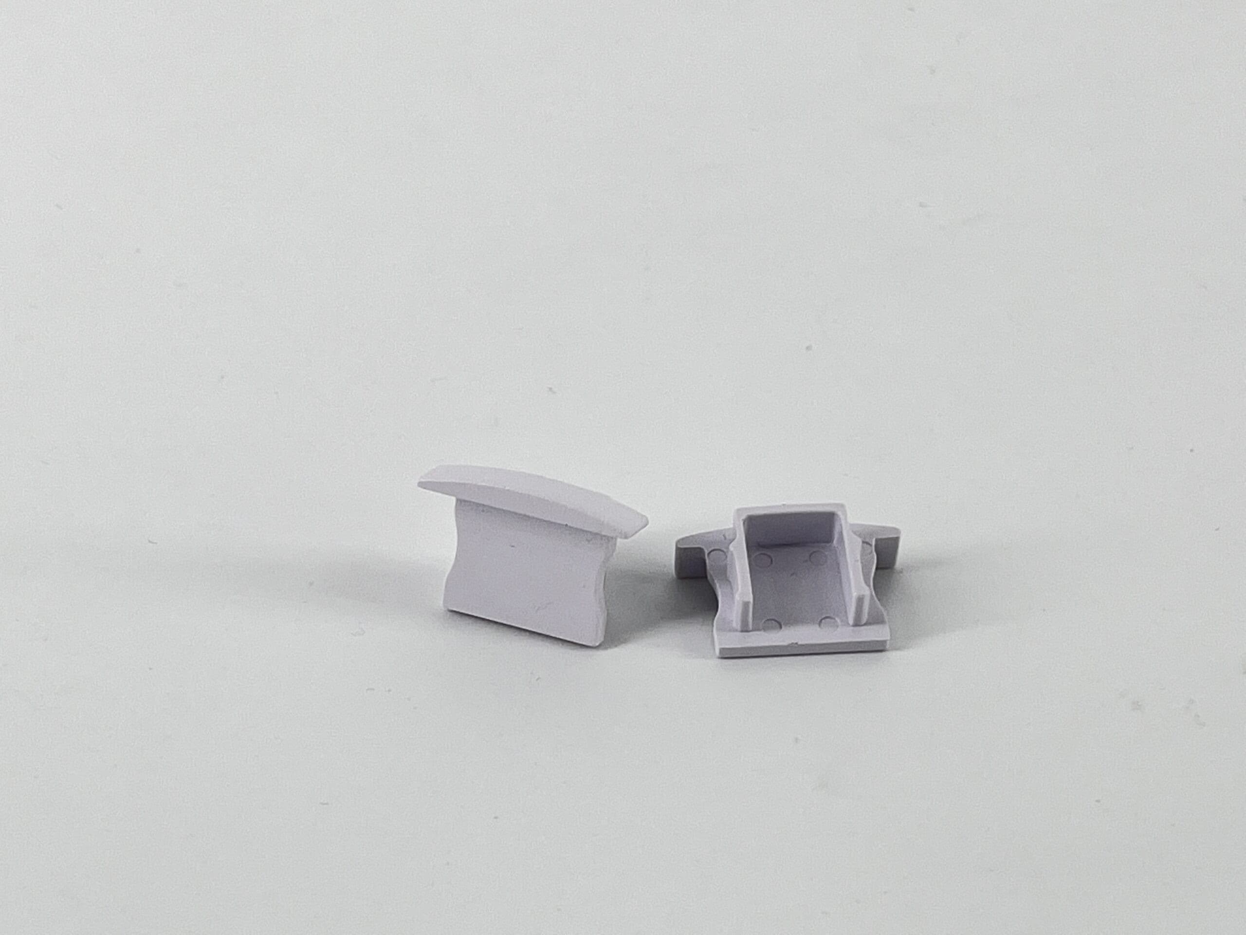 ENGITECHS - PR1002 BOUCHON DE FINITION EN MATIERE PLASTIQUE GRIS VENDU PAR LOT DE 2
