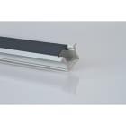 ENGITECHS - PR1002 PROFIL ALU A ENCASTRER GRIS 3M + DIFFUSEUR NOIR