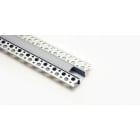 ENGITECHS - PR1003 PROFIL ALU PLACO GRIS 2.50M AVEC DIFFUSEUR POLYCARBONATE