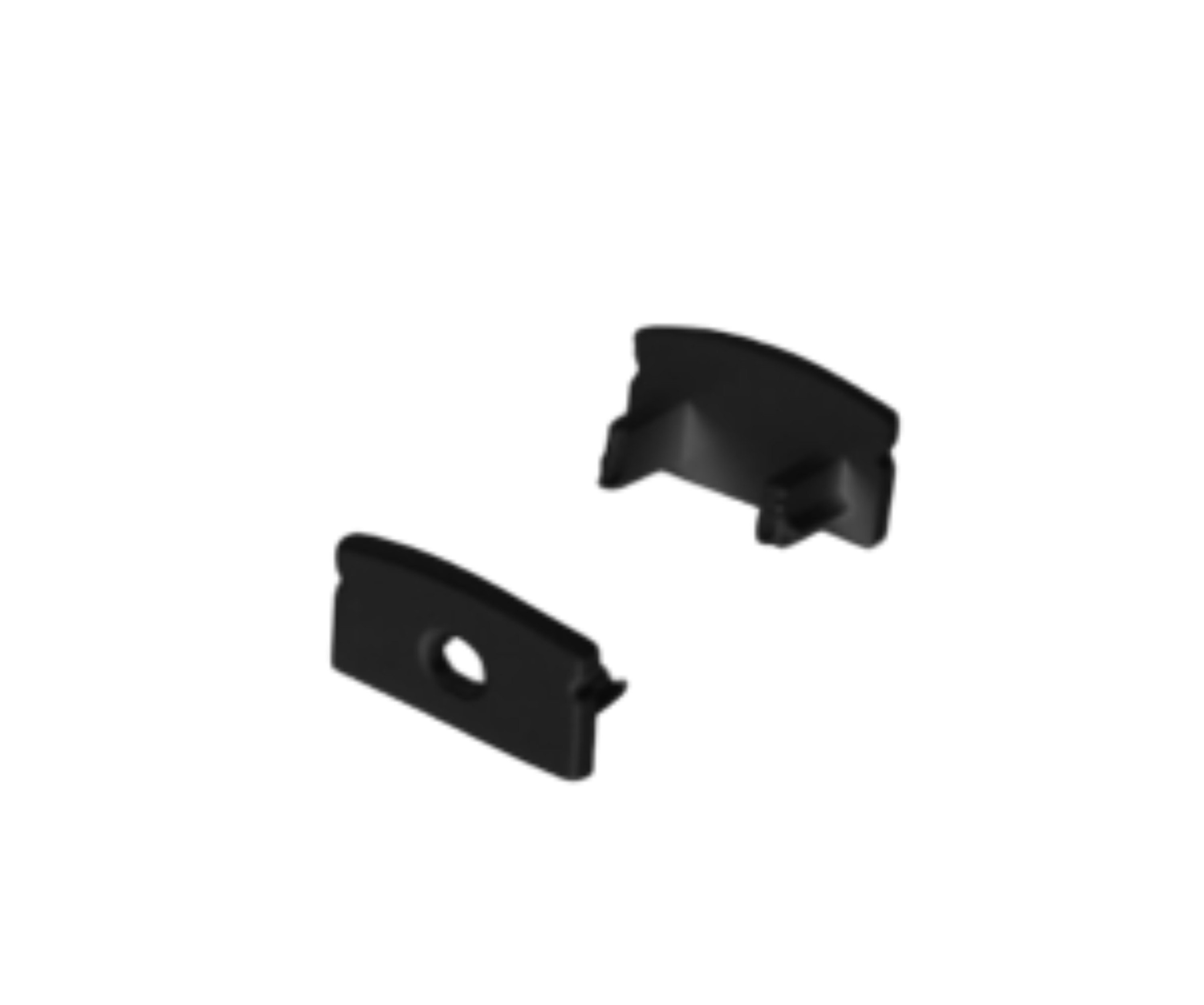 ENGITECHS - PR1005 BOUCHON DE FINITION EN MATIERE PLASTIQUE NOIR VENDU PAR LOT DE 2