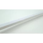 ENGITECHS - PR1005 PROFIL ALU SAILLIE BLANC 3M + CAPOT BLANC