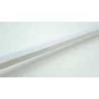 ENGITECHS - PR1005 PROFIL ALU SAILLIE BLANC 3M + CAPOT BLANC