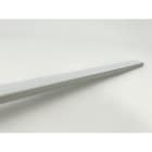 ENGITECHS - PR1005 PROFIL ALU SAILLIE GRIS 2M + CAPOT BLANC