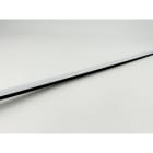 ENGITECHS - PR1005 PROFIL ALU SAILLIE NOIR 2M + CAPOT BLANC