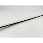 ENGITECHS - PR1005 PROFIL ALU SAILLIE BLANC 1CM + CAPOT BLANC