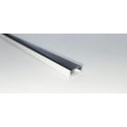 ENGITECHS - PR1005 PROFIL ALU SAILLIE BLANC 2M + DIFFUSEUR NOIR