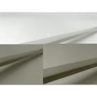ENGITECHS - PR1005 PROFIL ALU SAILLIE BLANC 1CM + CAPOT DIFFUSANT/OPAL