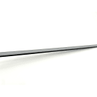 ENGITECHS - PR1005 PROFIL ALU SAILLIE NOIR 1CM + CAPOT DIFFUSANT/OPAL
