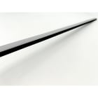 ENGITECHS - PR1005 PROFIL ALU SAILLIE NOIR 3M + CAPOT DIFFUSANT/OPAL