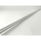 ENGITECHS - PR1005 PROFIL ALU SAILLIE BLANC 1CM + CAPOT TRANSPARENT