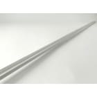 ENGITECHS - PR1005 PROFIL ALU SAILLIE BLANC 1CM + CAPOT TRANSPARENT