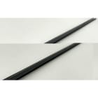 ENGITECHS - PR1005 PROFIL ALU SAILLIE NOIR 3M + CAPOT TRANSPARENT