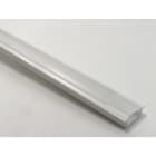 ENGITECHS - PR1006 PROFIL ALU A ENCASTRER BLANC 3M + CAPOT DIFFUSANT / OPAL