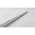 ENGITECHS - PR1006 PROFIL ALU A ENCASTRER GRIS 1CM + CAPOT DIFFUSANT / OPAL