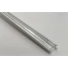 ENGITECHS - PR1006 PROFIL ALU A ENCASTRER BLANC 3M + CAPOT TRANSPARENT