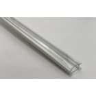 ENGITECHS - PR1006 PROFIL ALU A ENCASTRER BLANC 2M + CAPOT TRANSPARENT