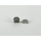 ENGITECHS - PR1009 BOUCHON DE FINITION EN MATIERE PLASTIQUE GRIS VENDU PAR LOT DE 2