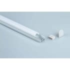 ENGITECHS - PR1009 PROFILE ALU PASSAGE DE CABLE GRIS 2M