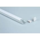 ENGITECHS - PR1009 PROFILE ALU PASSAGE DE CABLE GRIS 2M