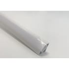 ENGITECHS - PR1012 PROFIL ALU D'ANGLE BLANC 2M + CAPOT OPAQUE