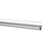 ENGITECHS - PR1012 PROFIL ALU D'ANGLE GRIS 3M + CAPOT OPAL