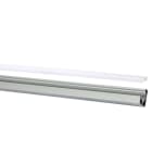 ENGITECHS - PR1012 PROFIL ALU D'ANGLE GRIS 3M + CAPOT OPAL