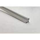 ENGITECHS - PR1012 PROFIL ALU D'ANGLE BLANC 1CM + CAPOT TRANSPARENT