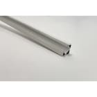 ENGITECHS - PR1012 PROFIL ALU D'ANGLE BLANC 1CM + CAPOT TRANSPARENT