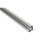 ENGITECHS - PR1012 PROFIL ALU D'ANGLE GRIS 1CM + CAPOT OPAQUE