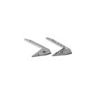 ENGITECHS - PR1015 BOUCHON DE FINITION EN MATIERE PLASTIQUE GRIS VENDU PAR LOT DE 2