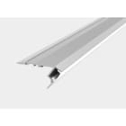 ENGITECHS - PR1015 PROFIL ALUMINIUM NEZ DE MARCHE GRIS 2M + CAPOT