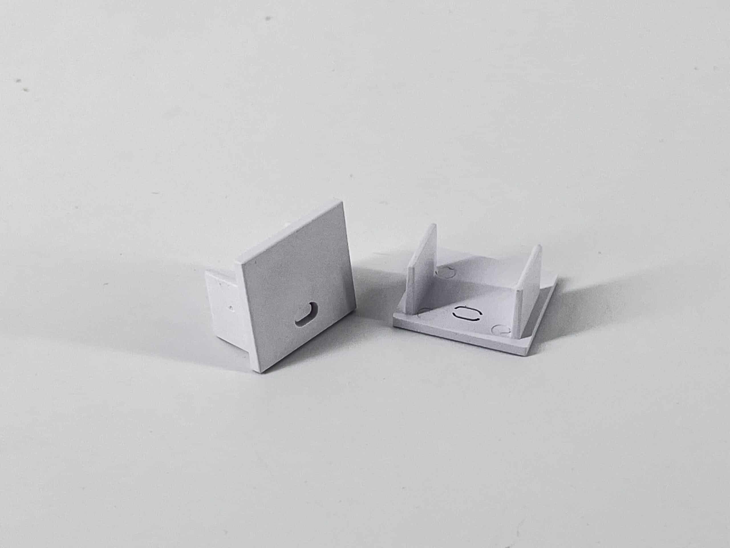 ENGITECHS - PR1020 BOUCHON DE FINITION EN MATIERE PLASTIQUE GRIS VENDU PAR LOT DE 2