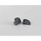 ENGITECHS - PR1029 BOUCHON DE FINITION EN MATIERE PLASTIQUE GRIS VENDU PAR LOT DE 2