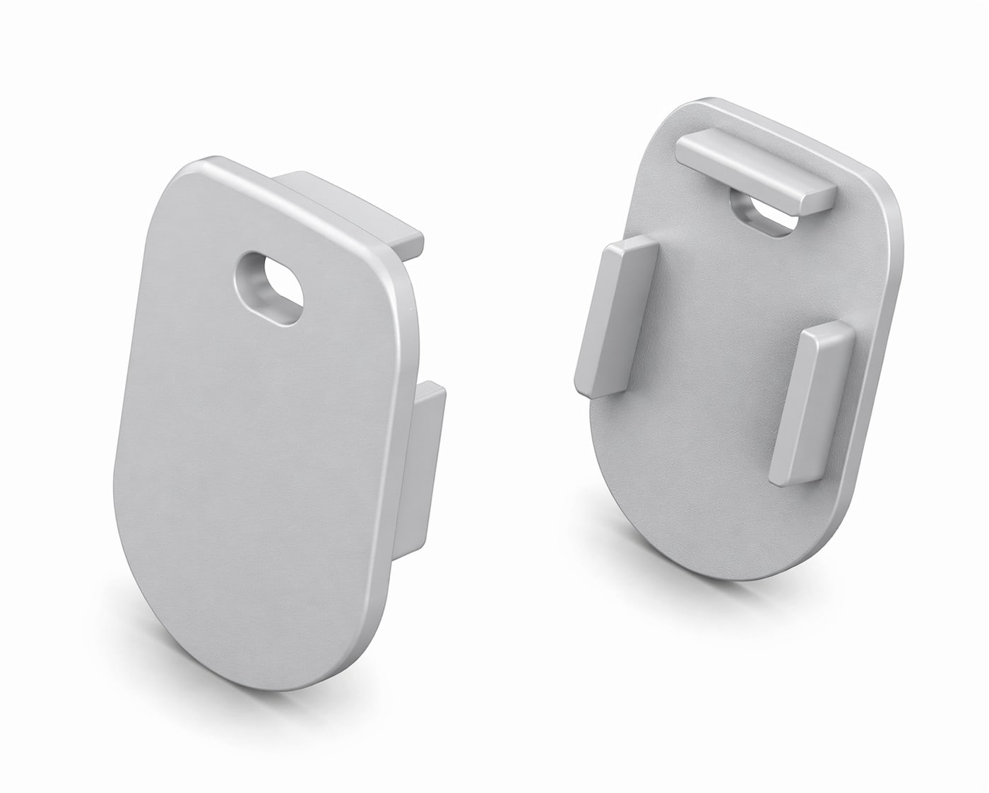 ENGITECHS - PR1032 BOUCHON DE FINITION EN MATIERE PLASTIQUE GRIS VENDU PAR LOT DE 2