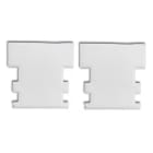 ENGITECHS - PR1040 BOUCHON DE FINITION EN MATIERE PLASTIQUE VENDU PAR LOT DE 2 GRIS