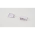 ENGITECHS - PR1041 BOUCHON DE FINITION EN MATIERE PLASTIQUES BLANC VENDU PAR LOT DE 2