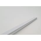 ENGITECHS - PR1041 PROFIL ALU EN SAILLIE, 2M, GRIS + DIFFUSEUR