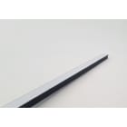 ENGITECHS - PR1041 PROFIL ALU EN SAILLIE, 2M, NOIR + DIFFUSEUR