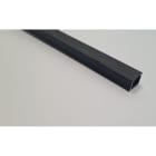 ENGITECHS - PR1041 PROFILE SAILLIE D'UNE LONGUEUR DE 1CM NOIR + DIFFUSEUR