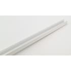 ENGITECHS - PR1041 PROFIL ALU EN SAILLIE, 1CM, BLANC + DIFFUSEUR