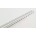 ENGITECHS - PR1041 PROFIL ALU EN SAILLIE, 2M, BLANC + DIFFUSEUR