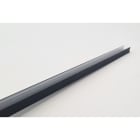 ENGITECHS - PR1041 PROFIL ALU EN SAILLIE, 2M, NOIR + DIFFUSEUR