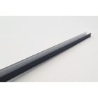 ENGITECHS - PR1041 PROFIL ALU EN SAILLIE, 2M, NOIR + DIFFUSEUR